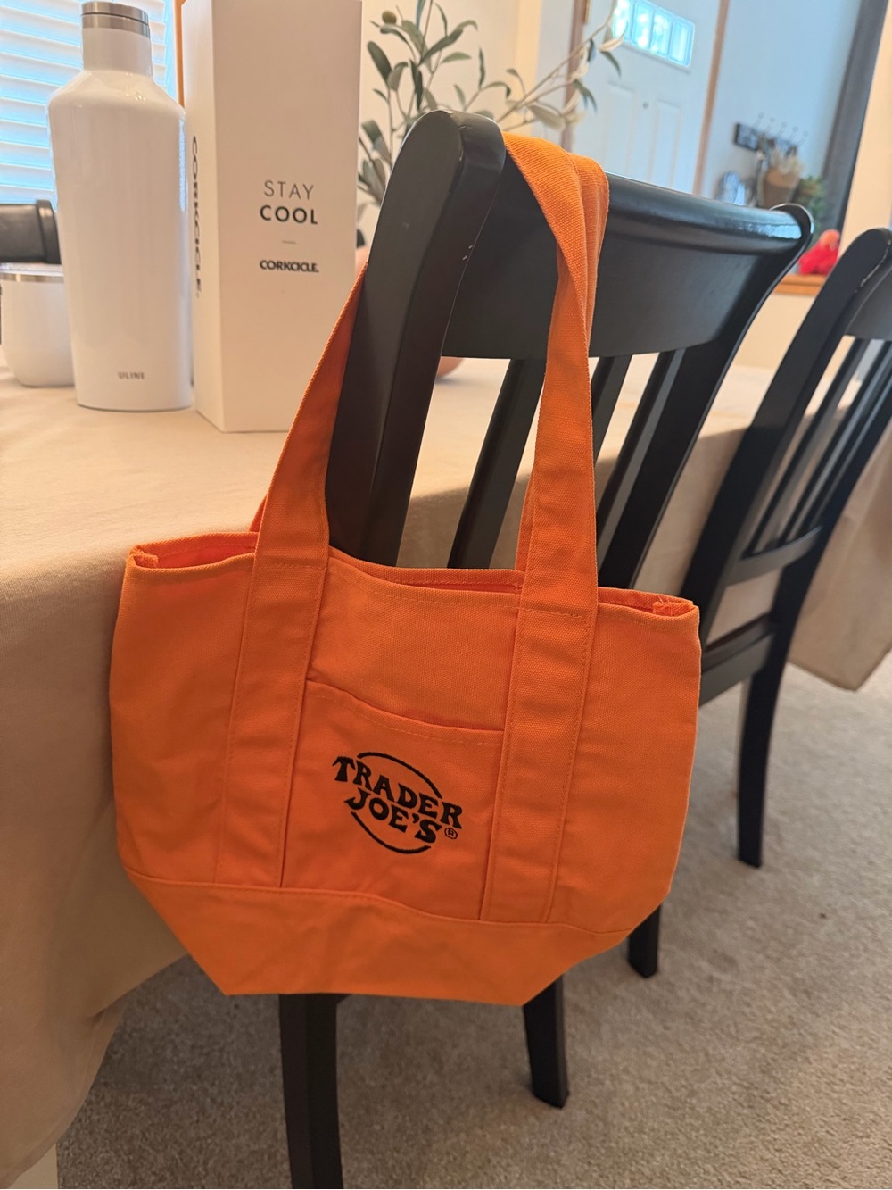 Orange Trader Joe’s Mini Tote Bag